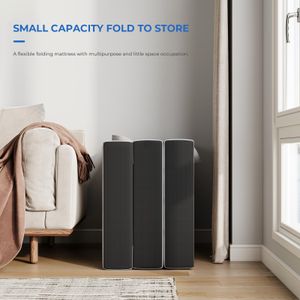 Vesgantti Double Folding Mattress – Portable Guest Bed, Foldable Foam