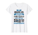 Zodiac Sign Funny I’m An Aquarius Girl Graphic T-Shirt