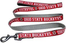 NCAA PET Leash, Large, Ohio State Buckeyes, Dog Leash, Shiny & Colorful Leash for Dogs & Cats Licensed by The NCAA, Old Version