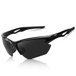 BONDDI Sunglasses Men - Polarized Sports Sun Glasses Ultra Light Unbreakable Frame Eyewear UV400 Protection for Man Women