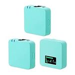 kwmobile Silicone Cover Compatible with RODE Wireless Go II Cover (Set of 3) - Case for Microphone - Peppermint Green