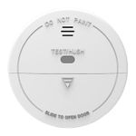 Avance Wireless (433 MHz, not WiFi) Smoke Detector, Battery Powered, Smoke Alarm with LED Lights - Avance Dual Band Alarm System (Control Panel/Hub) Required for Alert On Mobile