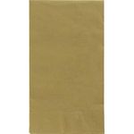 Amscan 63215.19 Premium Big Party Pack 2‑Ply Guest Towels, Gold, One Size, 40ct