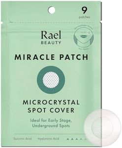 Rael Pimple Patches, Miracle Microcrystal Spot Cover - Korean Skincare, Acne Treatment Patch with Tea Tree Oil for Early Stage, Hydrocolloid, Vegan & Cruelty Free (9 Count)