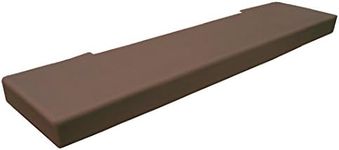 KidKusion Soft Seat Hearth Pad | Made in USA | Brown | 90" x 14" | Fireplace and Hearth Protection