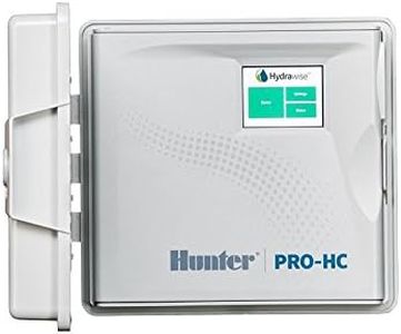 Hunter Industries Hydrawise Pro-HC 6-Station Indoor Wi-Fi Irrigation Controller,Gray