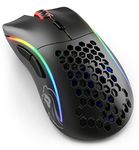 Glorious Model D Wireless Gaming Mouse - RGB Mouse Wireless - 69 g Superlight Mouse - Ergonomic Computer Mouse - Honeycomb Mouse (Matte Black)