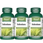 Selenium 200mcg 90 Capsules Thyroid and Immune System Health Reduces Asthma-Related Symptoms Mental and Heart Health Powerful Antioxidant (3 Bottles)