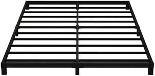 Fly-CTsoar 5 Inch Low Full Size Bed Frame Heavy Duty Metal Platform, No Box Spring Needed, Easy Assembly Mattress Foundation, No Noise, Black