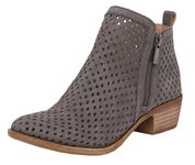 Lucky Brand Women's Basel Bootie,Dark Stone Nubuck,US 7.5 W