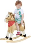 Qaba Kids Plush Ride-On Rocking Hor