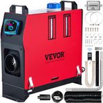VEVOR 8KW Diesel Air Heater Muffler Diesel Heater 12V 8000W Diesel Parking Heater Remote Control Remote Control with LCD Switch for Car Bus Trucks and Boats