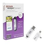 Picture Keeper Connect 32GB Portable Flash USB Backup and Storage Device Drive for Mobile Phones Tablets and Computer