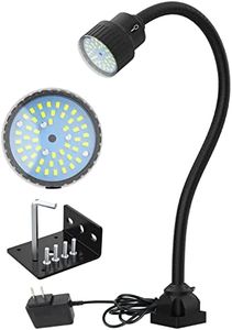 Machine Light,Work Light IP65 Water Proof Flexible Gooseneck Lamp for Lathe Milling Drill Press Industrial Lighting Reading,with Four Screws for Fixing