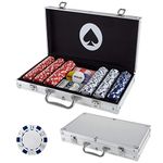 Trademark Poker Maverick 300 Dice Style Poker Chip Set