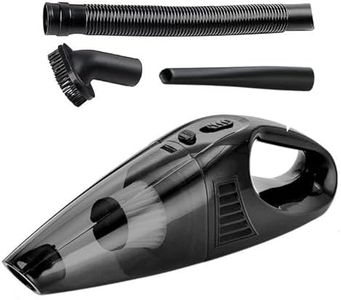 Aoeeki Handheld Vacuum Cordless Cleaner, Car Hand Held Vacuum with USB Charging Port, Big Suction Low Noise Lightweight Rechargeable Vacuum for Car Pet Hair Home Black