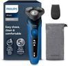 Philips Shaver Series 5000, Wet and Dry Electric Shaver for Men, ComfortTech blades 360°, Contour Heads, Advanced Display, SmartClick Precision Trimmer, S5466/18