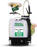 Backpack Sprayer - MY4SONS M4 4-Gallon Battery Powered – Electric Sprayer for Lawn, Garden, Yard, Plants, Watering, Long Range, Portable Pump, Adjustable Nozzle - 15ft Extension Hose & Spray Pistol
