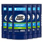 Right Guard Sport Invisible Solid, Fresh, 2.6-Ounce Tubes (Pack of 6)