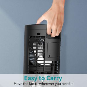 Dr. Prepare Desk Tower Fan – Compact Oscillating Cooling Fan