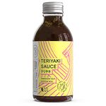 Nojó Teriyaki Sauce – Vegan Japanese Sauce – Delicious Full-Bodied Richness with Togarashi for Vegetables, Stir Frys and Marinades – 1 x 200ml Glass Bottle - Dairy & Gluten Free