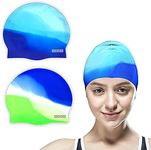 Vsidea Swim Cap Adult (2Pack), Comf