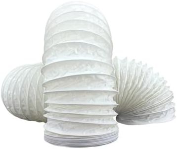 Fantronix PVC Flexible Hose 152mm External Diameter / 150mm - 6 inch Universal Tumble Dryer Cooker Hood Extractor Fan Air Conditioner Hose - 6 Metre Length