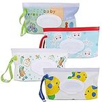 FEBSNOW 4 Pack Baby Wipes Container