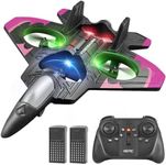 Foam RC Plane for Kids Adults Beginners, Remote Control Plane RC Airplane Ready to Fly, 2.4 GHz Remote Control Airplane RC Jet Toys, Easy to Fly RC Glider for Kids Adults & Beginners