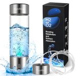 YunMor Hydrogen Water Bottle SPE PEM Technology Hydrogen Inhalable Hydrogen Water Bottle Generator 3-Minute Quick Electrolysis 2800ppd Hydrogen Water for Home, Office, Daily Drinking