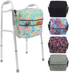 Vive Bag for Wheelchairs & Walkers - Machine Washable, Double-Stitched, Water-Resistant Accessory Backpack for Rollators, Wheelchairs, Walkers - Pouch with XL Pockets & Straps for Quick Installation