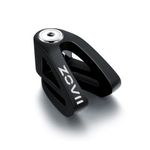 ZOVII (ZV6) Disc Lock (Black) - Motorcycle & Scooter Lock - Dual Legs V Shape Design - Lock Pin 6mm - Anti-Drill, Portable, Anti-Theft, Cut Resistant