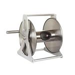 Flopro Professional Metal Hose Reel, Essential Garden Accessory for Neat Hose Storage, Wall-Mounted or Freestanding Garden Hose Reel