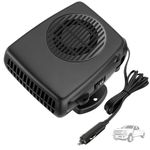 Blytra 200W 12V Portable Car Heater, Car Heaters That Plug into Cigarette Lighter & 12V Heater for Campervan, Fast Heating Demister with 360° Adjustable Vents for Winter Defrosting, Black