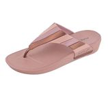 flite Women Daily Use Slippers/Bathroom Slippers/Home Slippers/All Day Wear FL-427 (TAN, 8)