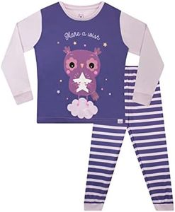 Harry Bear Pijamas para Niñas Búho Morado 11-12 Años