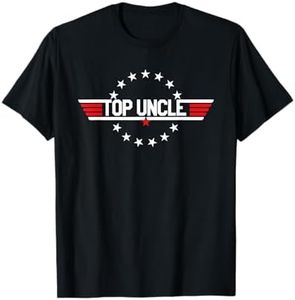 Top Uncle Funny Vintage 80s 80's Uncle Father's Day T-Shirt