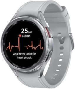 Samsung Galaxy Watch6 Classic Bluetooth (47mm, Silver, Compatible with Android only) | Introducing BP & ECG Features