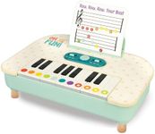MindWare Oh So Fun! Take-Along Piano Toy for Toddlers – Interactive Musical Learning Toy with Lights and Sounds, Ages 12 Months and Up