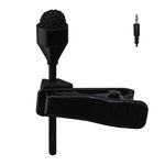 J K Pro MIC-J 044 Lavalier Lapel External Microphone Designed For ZOOM TASCAM Recording Devices - 1/8" TRS Plug