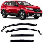 Voron Glass in-Channel Extra Durable Rain Guards for Honda CR-V (CRV) 2017-2022, Window Deflectors, Vent Window Visors, 4 Pieces - 200343