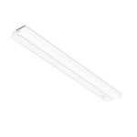 GETINLIGHT Dimmable Hardwired Only Under Cabinet LED Lights, 24-inch, Daylight White(5000K), Matte White Finished, ETL Listed, IN-0201-13-WH-50