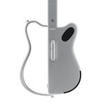 LAVA GENIE Stringless Smart Guitar, Electro-Acoustic with No Strings Attached, Hundreds of Instrument Presets, Onboard Speaker, Foldable, Detachable,Portable (30.5" White)