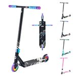 CORE CB1 Beginner Stunt Scooter - Kids Stunt Scooters 6 Years and Up, Beginner Kick Scooter for Tricks Freestyle with 110mm Wheels - Pro Scooters For Teenagers & Kids - Neochrome