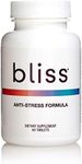 Bliss Stress Relief Supplement – Ashwagandha Gummies for Anxiety, Cortisol, and Sleep Support – Enhances Calm, Relaxation, Mood, and Focus with L-Theanine & Herbal Ingredients – 60 Capsules