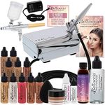 Belloccio Makeup and Tanning Airbrush System with TAN Foundation and Blush Set