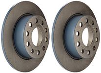 Blue Print ADV184306 Brake Disc Set (2 Brake Disc) rear, full, No. of Holes 5