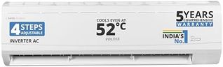 Voltas 245V Vectra Plus 2 ton 5 star inverter Split AC|4-IN-1 Adjustable mode| Energy Efficient|High ambient Cooling-cools even at 52°C|Anti dust filter with Anti-microbial coating| Copper Coil|White