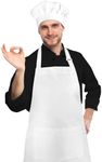 NLUS White Chef Hat and Apron, Adju