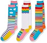 Jefferies Socks girls Colorful Rain